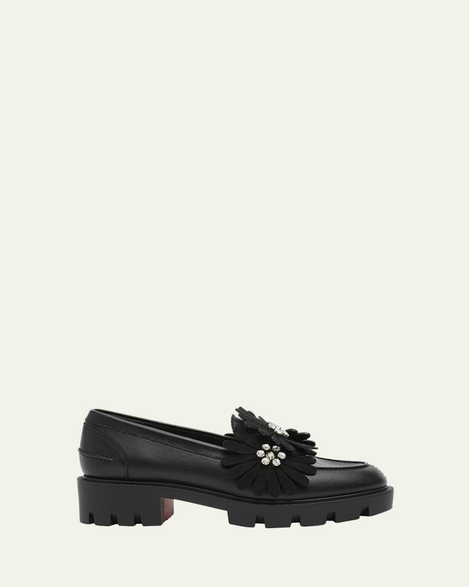 Flora Flowers Red Sole Casual Loafers